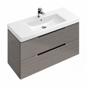 Тумба с раковиной Villeroy&Boch Subway 2.0 A697 00FQ + 7175 A001, дуб-графит