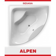 Акриловая ванна ALPEN Indiana арт. AVB0018, 140*140 см