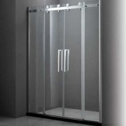 Дверь в проем Cezares STYLUS-BF-2-150-C-Cr, профиль-хром/стекло прозрачное