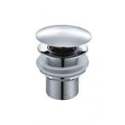 Донный клапан Push-up WasserKRAFT A024, для раковины с переливом, хром, A024, 1576.00 р., A024, WasserKRAFT, Комплектующие