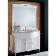 Мебель для ванной комнаты Eurodesign Luigi BS040027, Patinato Avorio/фурнитура хром/без мрамора