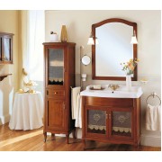 Мебель для ванной комнаты Labor Legno VICTORIA Composizione H 101, орех/бронза, 90 см