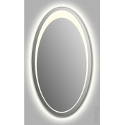 Зеркало Gemelli Design EL-V-TOP-contour-H овальное/ с контурной подсветкой