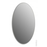 Зеркало Gemelli Design EL-V-silver-H овальное/ без контурной подсветки