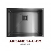 Мойка Akisame 54-U-GM нерж.сталь/вороненая сталь 4993107