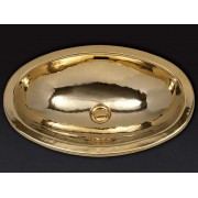 Раковина Cristal-et-Bronze Antarctica 50302, овальная из латуни, отчеканенная вручную