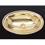 Раковина Cristal-et-Bronze Atlantide 50301, овальная из латуни, отчеканенная вручную