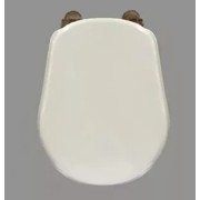 KERASAN Retro Сиденье для унитаза, цвет белый/бронза, 109301 bi/br             