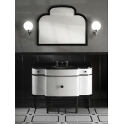 Мебель для ванной DEVON&DEVON Music DEMUSICGRN с гранитом NERO ASSOLUTO c 3 отверстием