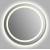 Зеркало Wenz Design D-ring-contour круглое / с контурной подсветкой